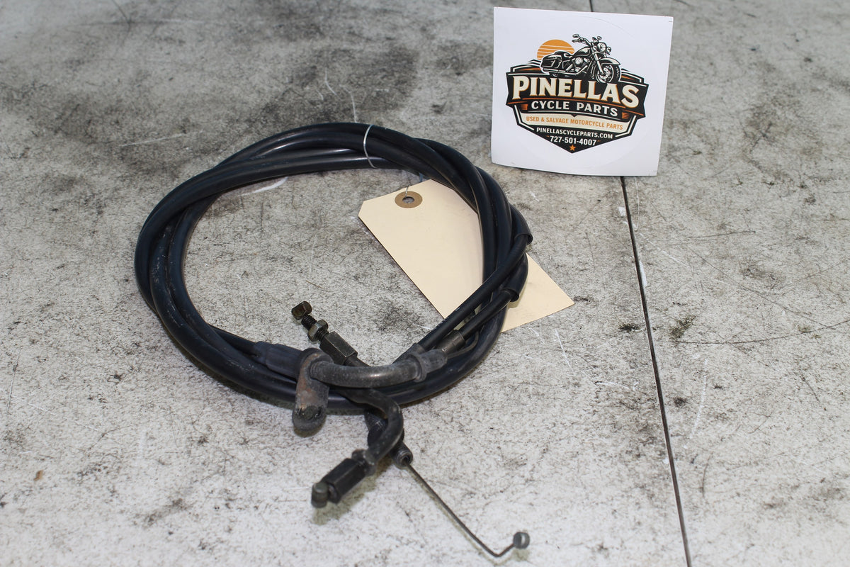96-01 Yamaha Royal Star XVZ1300 Throttle Cables Pull Push Set