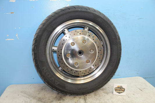 96-01 Yamaha Royal Star XVZ1300 Front Wheel Rim Cast Brake Rotor *STRAIGHT*