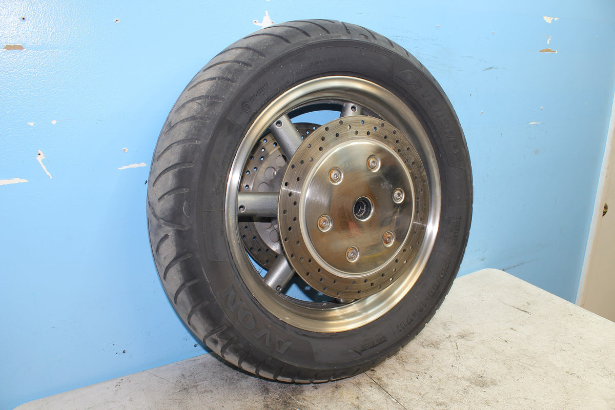 96-01 Yamaha Royal Star XVZ1300 Front Wheel Rim Cast Brake Rotor *STRAIGHT*