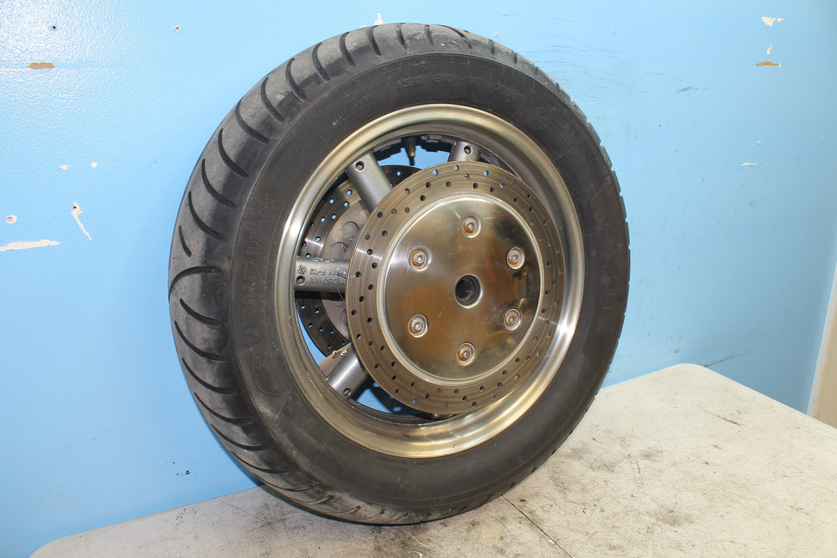 96-01 Yamaha Royal Star XVZ1300 Front Wheel Rim Cast Brake Rotor *STRAIGHT*