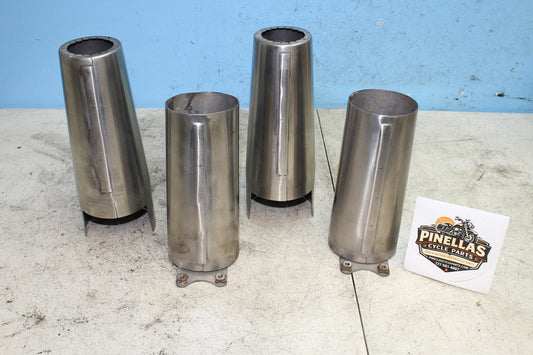 96-01 Yamaha Royal Star XVZ1300 Fork Tube Covers Upper Lower Shrouds *DMG*