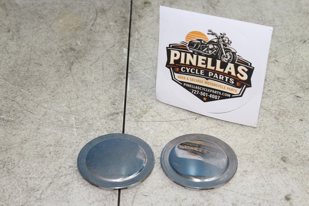 96-01 Yamaha Royal Star XVZ1300 Swing Arm Pivot Bolt Covers Chrome Caps