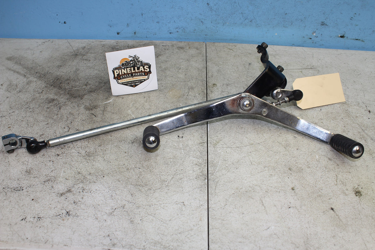96-01 Yamaha Royal Star XVZ1300 Shifter Heel Toe Shift Lever w Linkage Rod Mount