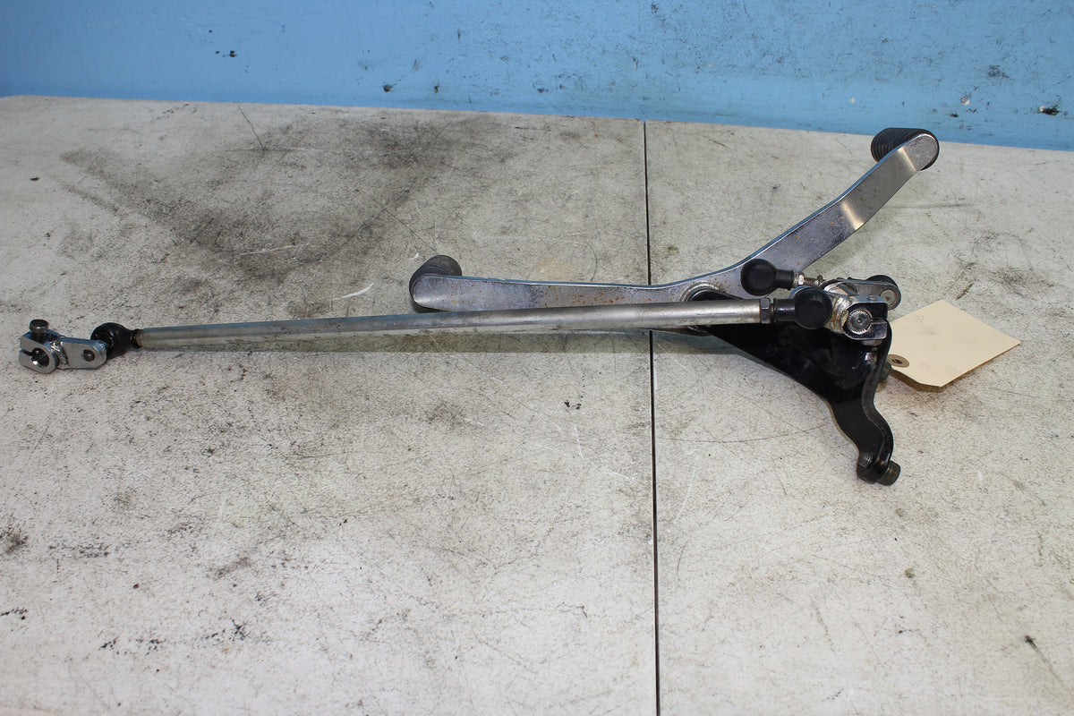 96-01 Yamaha Royal Star XVZ1300 Shifter Heel Toe Shift Lever w Linkage Rod Mount