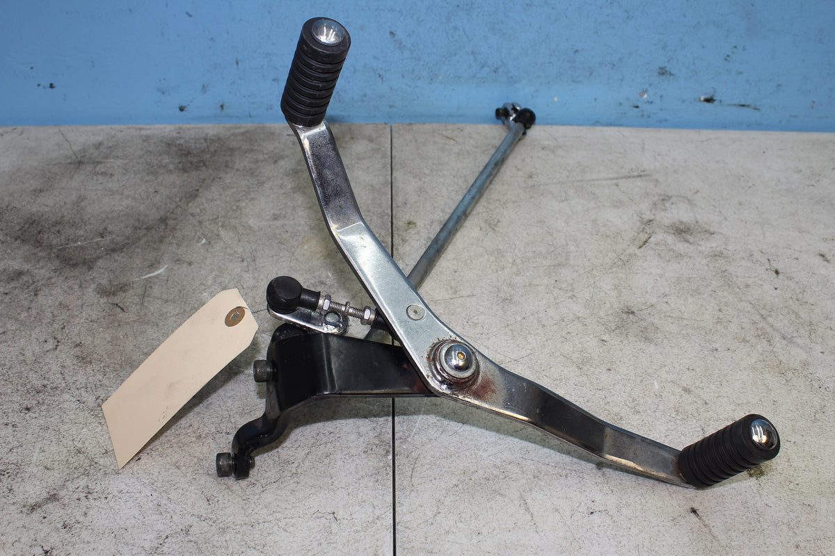 96-01 Yamaha Royal Star XVZ1300 Shifter Heel Toe Shift Lever w Linkage Rod Mount