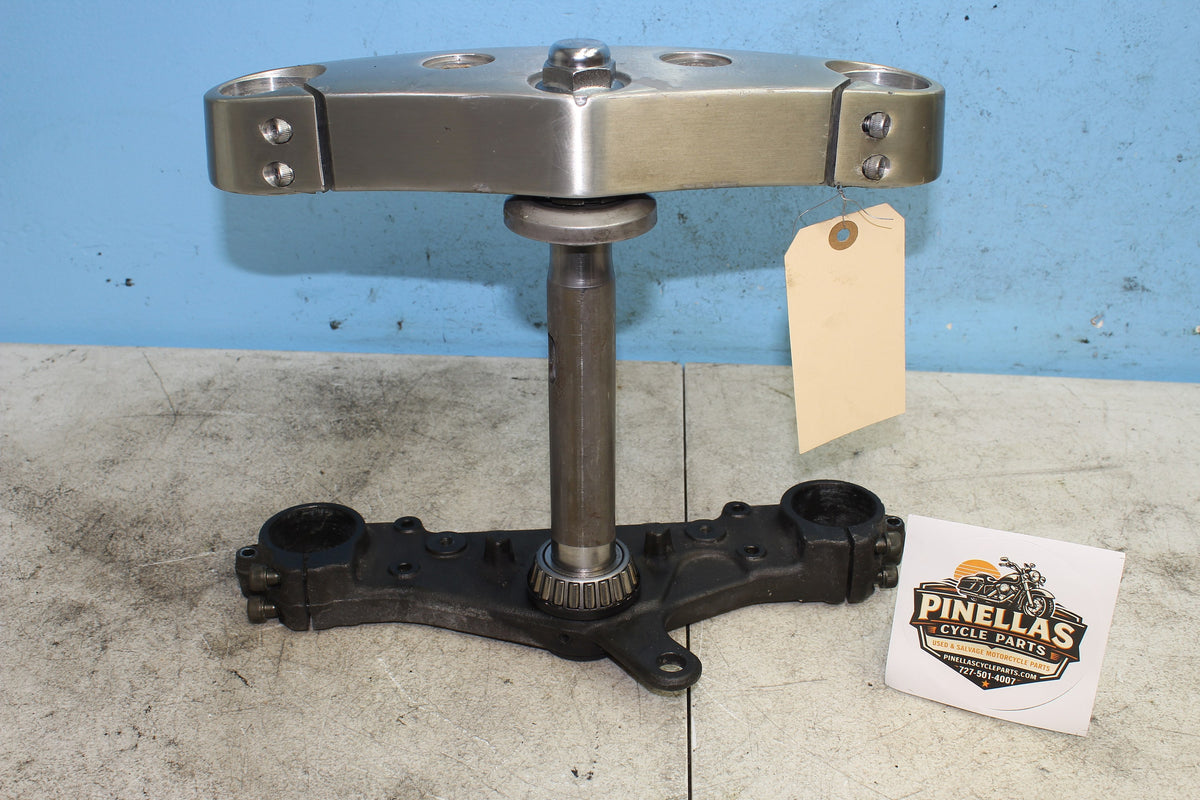 96-01 Yamaha Royal Star XVZ1300 Triple Tree Upper Lower Clamps Steering Stem