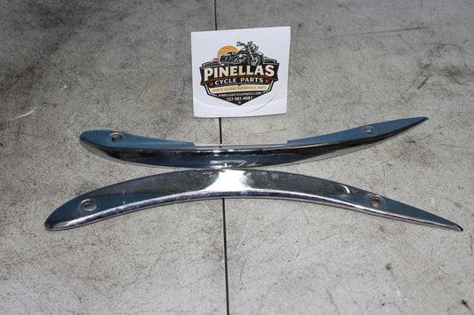 96-01 Yamaha Royal Star XVZ1300 Rear Fender Trim Mount Chrome Stay Strut Cover